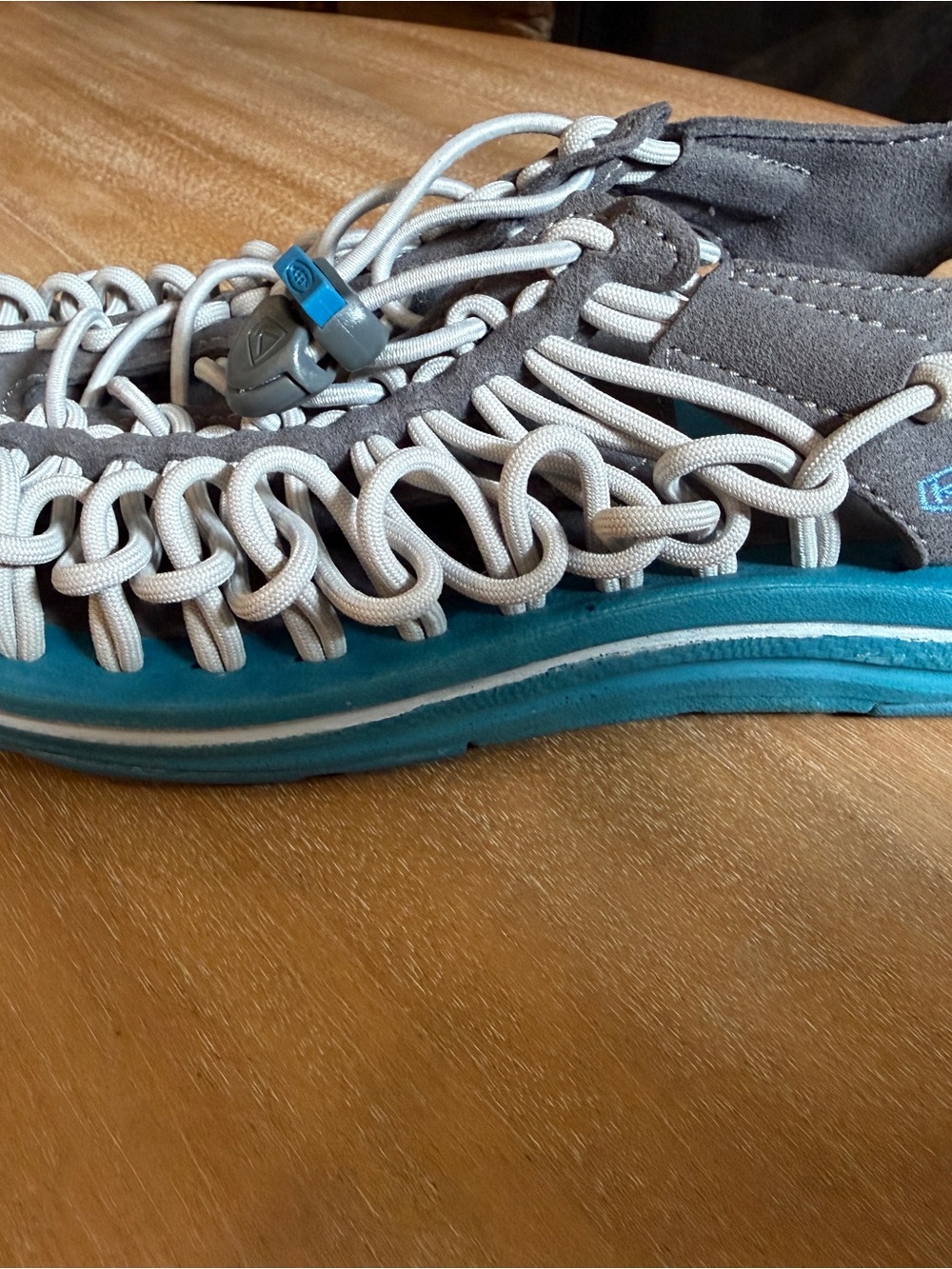 Keen Uneek Men's “Grotto Blue/Vapour” Woven Cord Outdoor Sandal